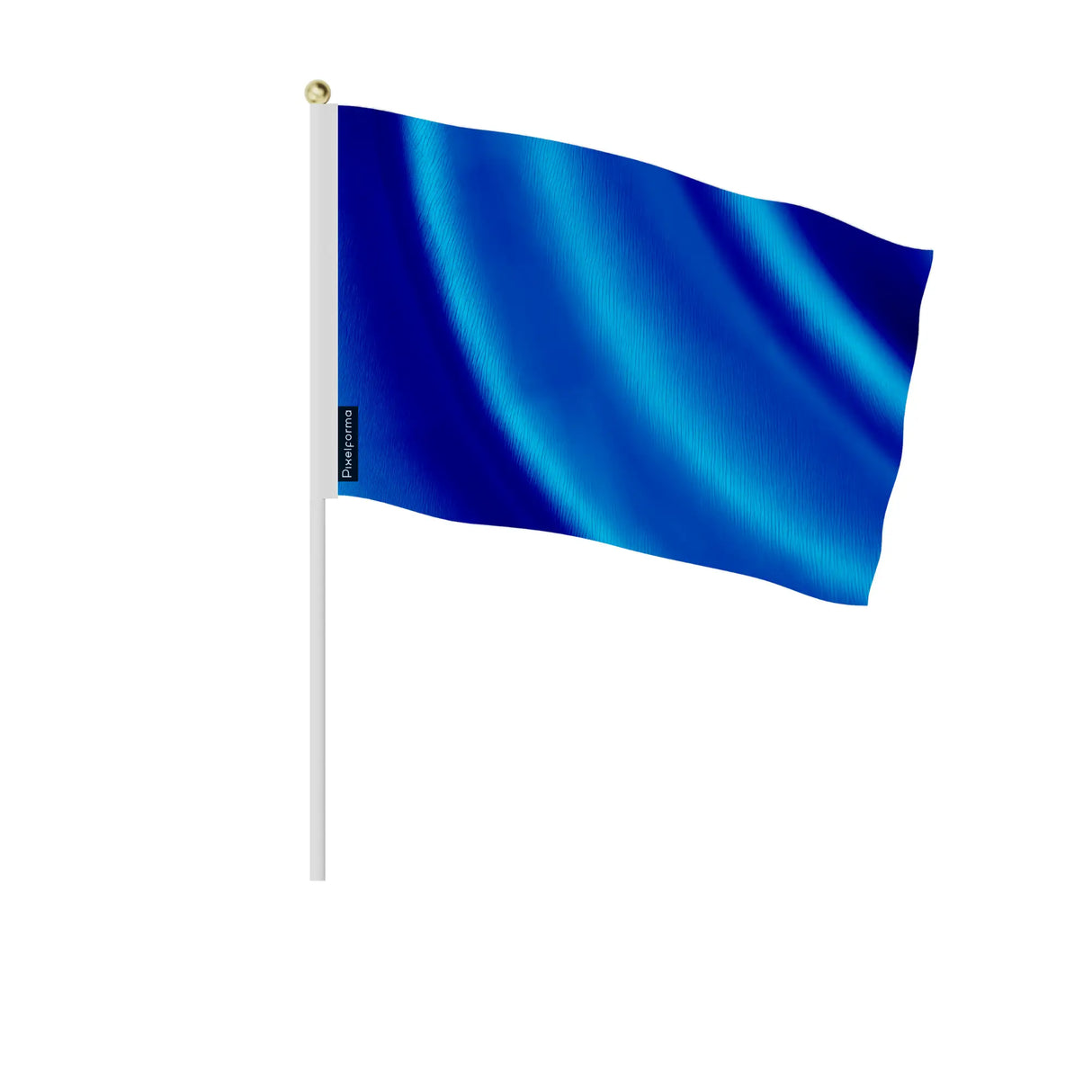 Mini drapeau france bleu foncé en polyester à main