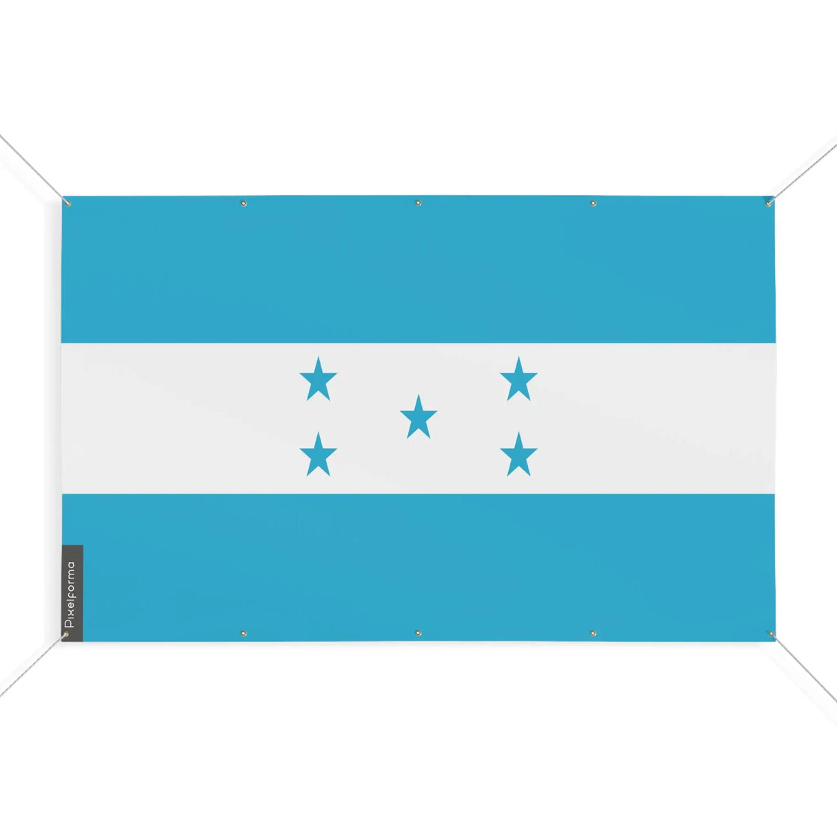 Mini drapeau honduras en polyester avec œillets résistants