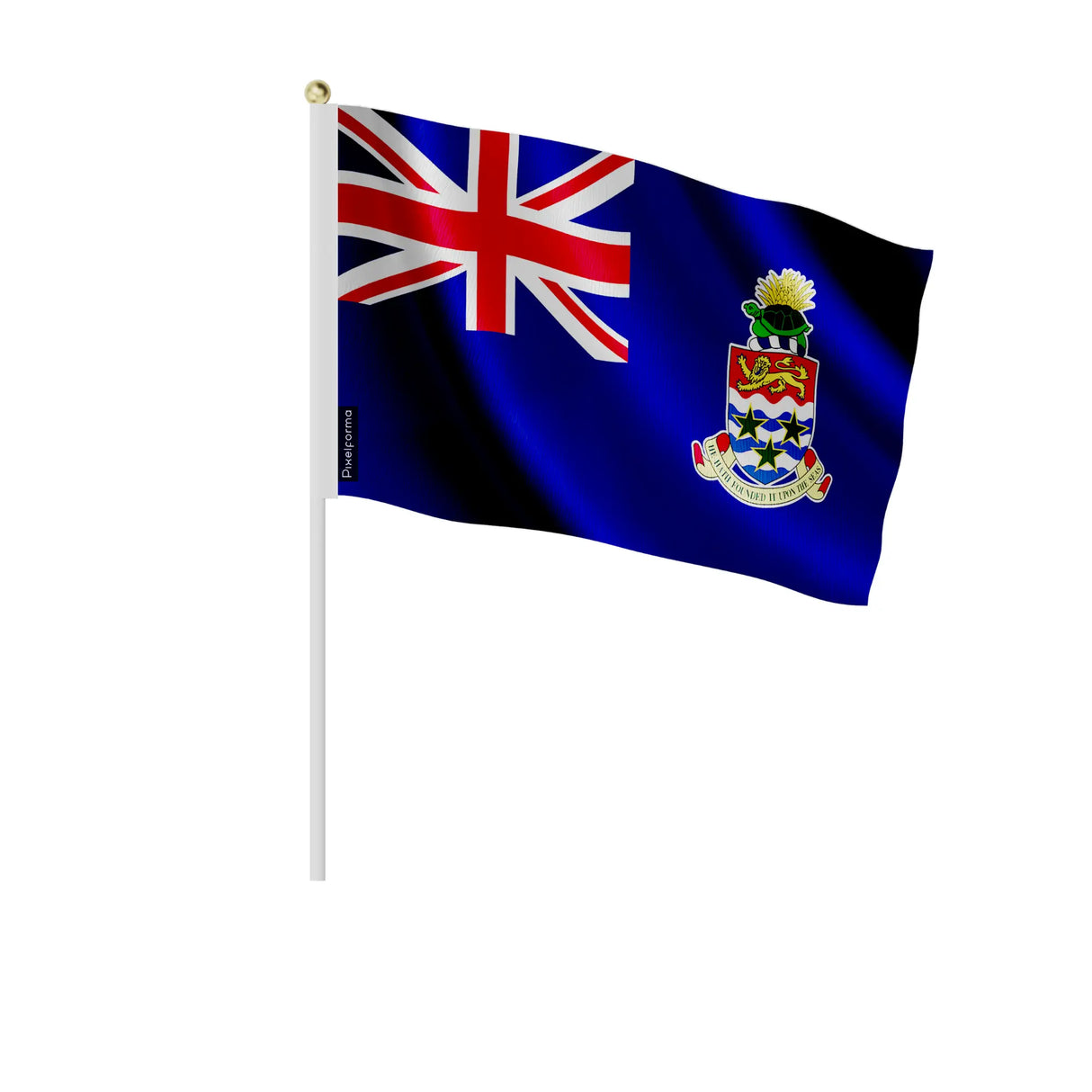 Mini drapeau îles caïmans en polyester à main fête