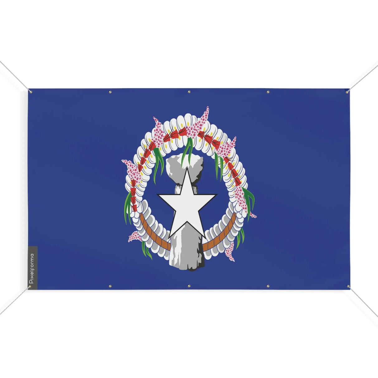 Mini drapeau îles mariannes en polyester résistant