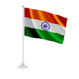 Mini drapeau inde en polyester avec ventouse pour vitres