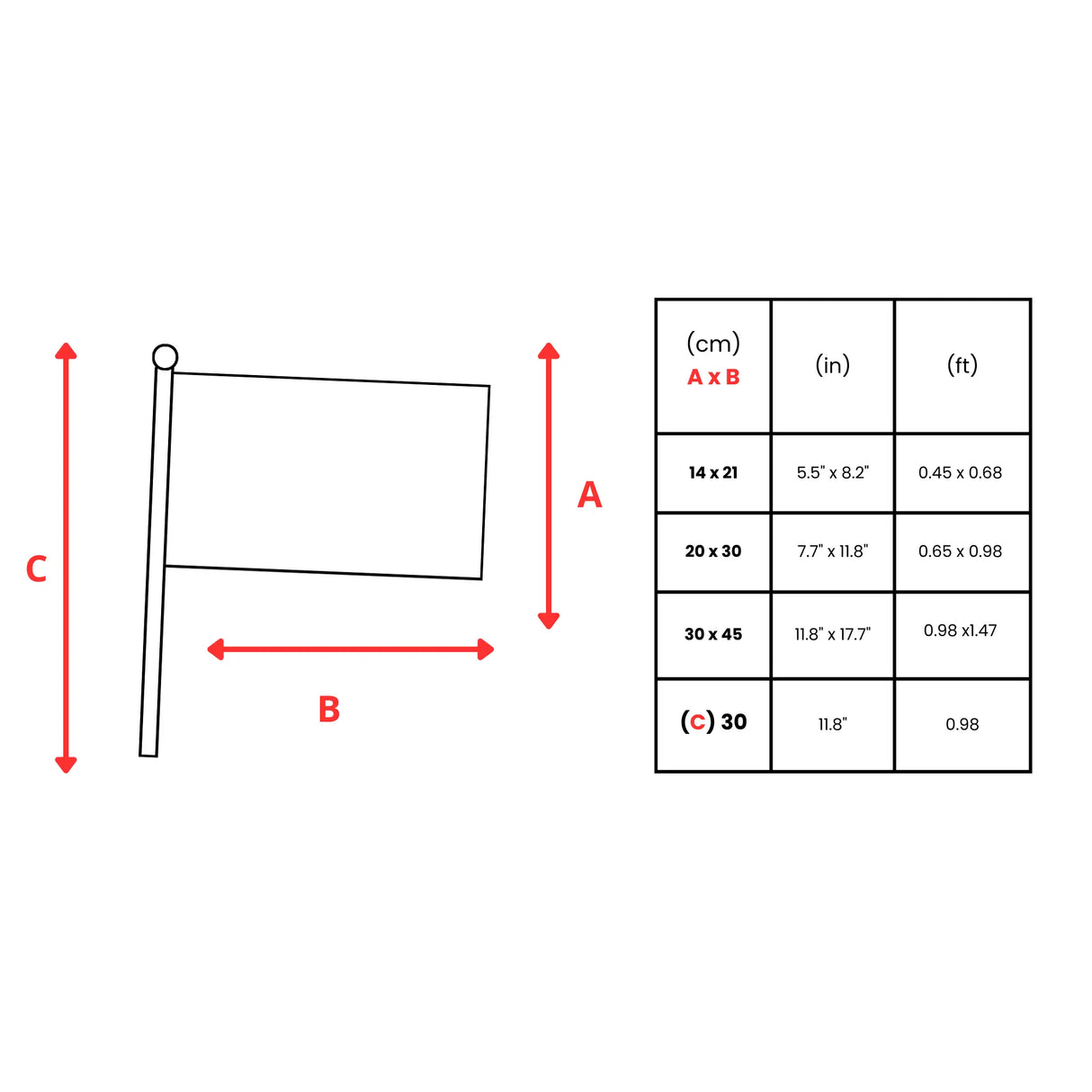 Mini drapeau israël en polyester à tenir à la main