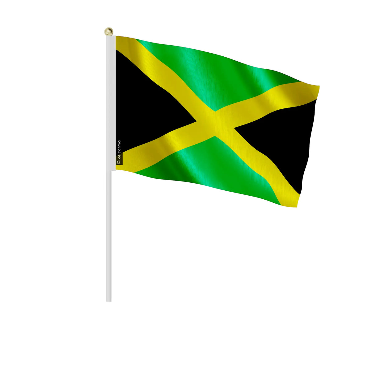 Mini drapeau jamaïque en polyester pour décoration festive