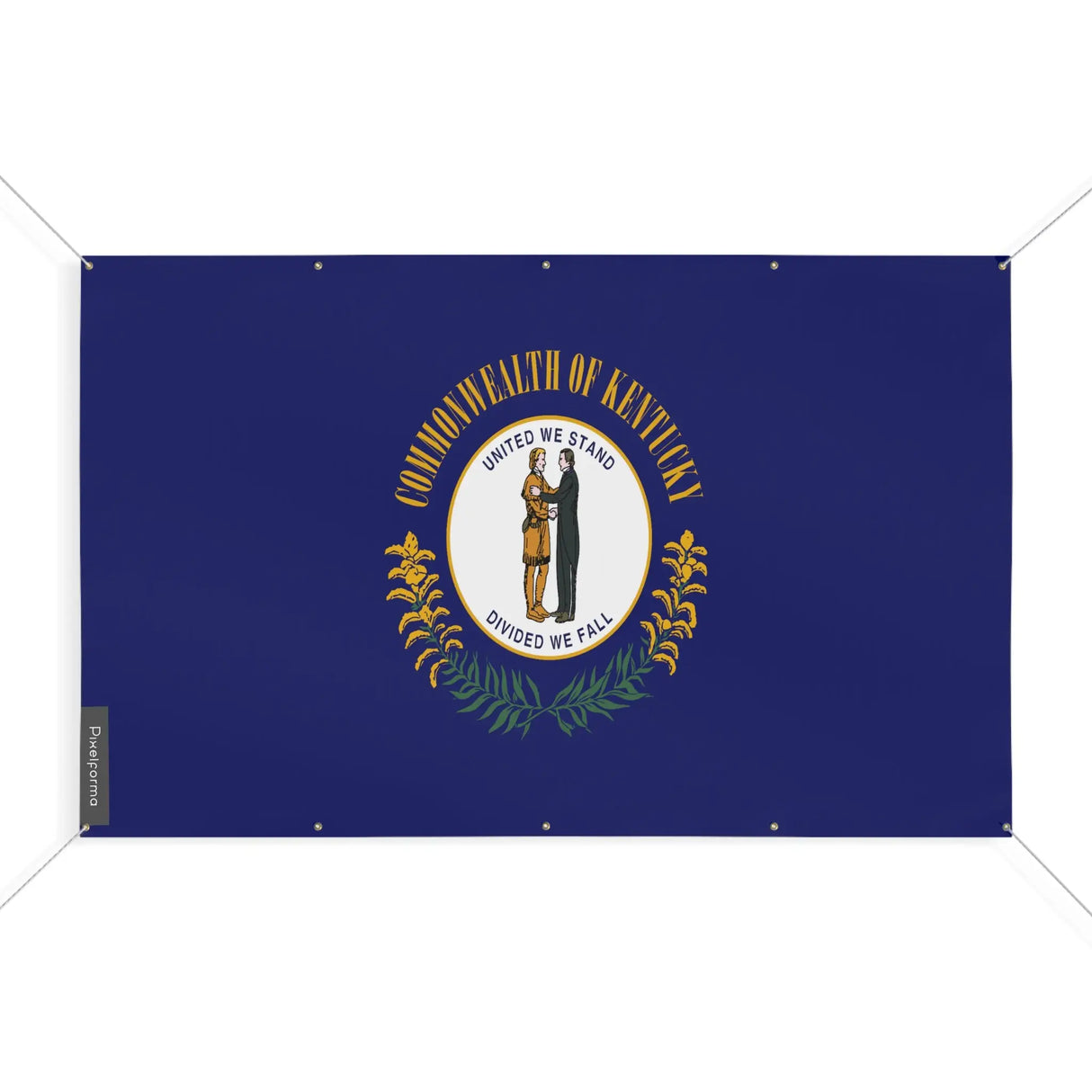 Mini drapeau kentucky polyester résistant aux intempéries