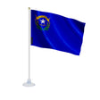 Mini drapeau nevada polyester avec ventouse pour surface lisse