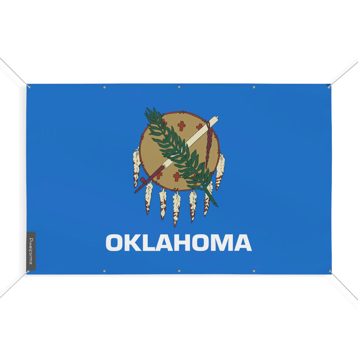 Mini drapeau oklahoma polyester résistant aux intempéries
