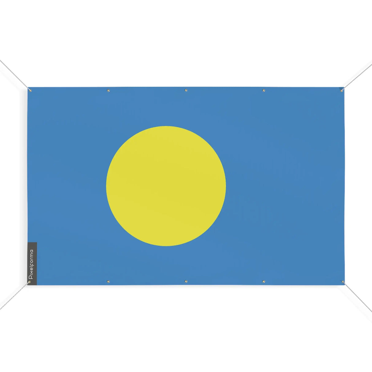 Mini drapeau palaos en polyester résistant avec œillets