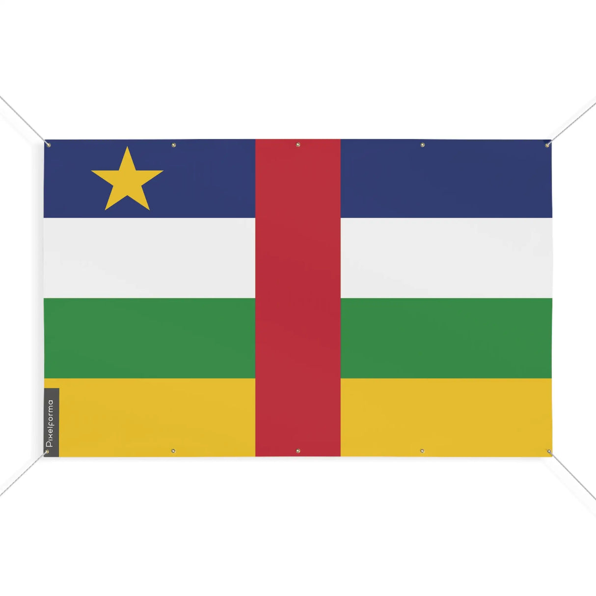 Mini drapeau république centrafricaine polyester résistant