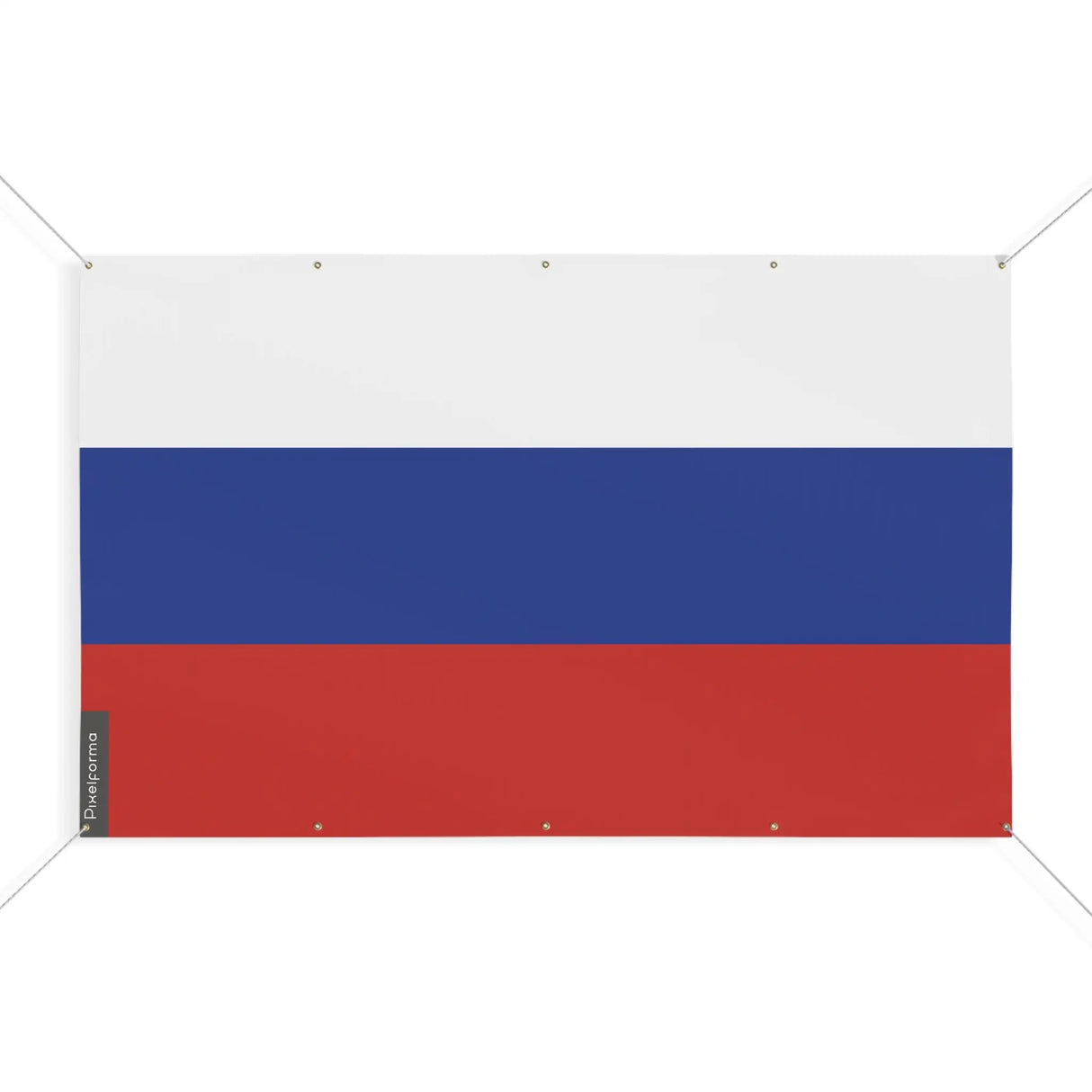 Mini drapeau russie en polyester durable avec œillets