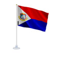 Mini drapeau saint-martin polyester avec ventouse