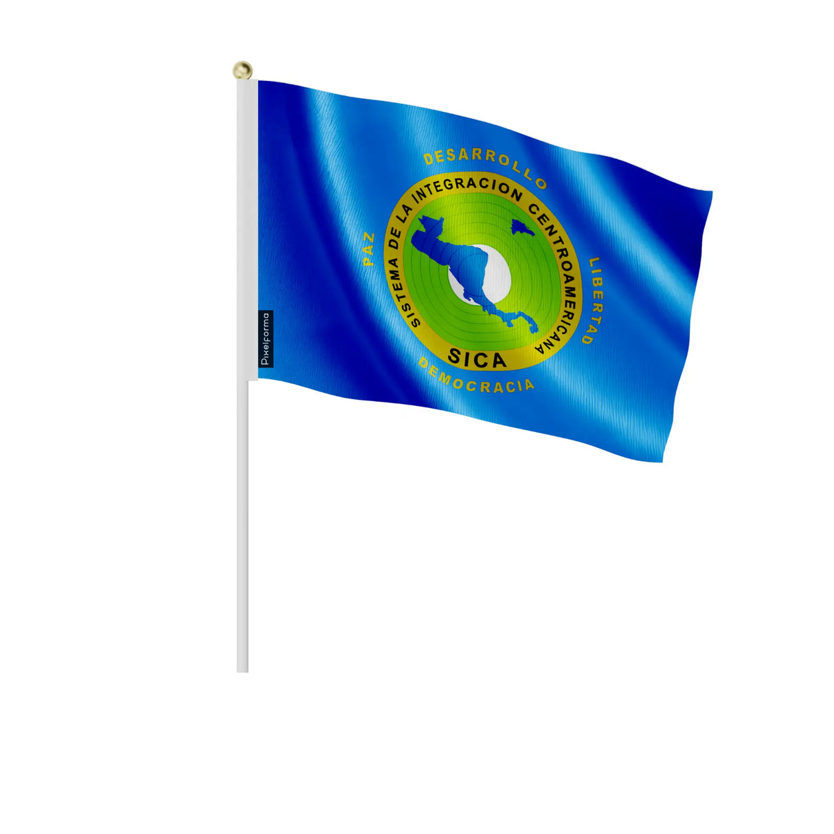 Mini drapeau système d’intégration centraméricain polyester