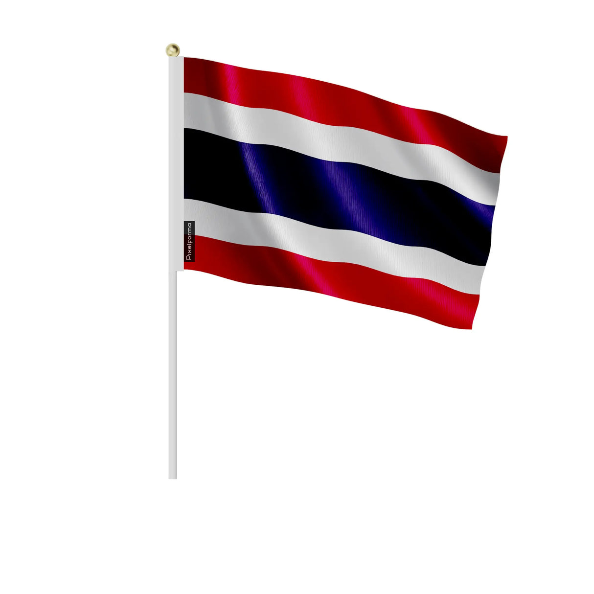Mini drapeau thaïlande en polyester pour célébrations