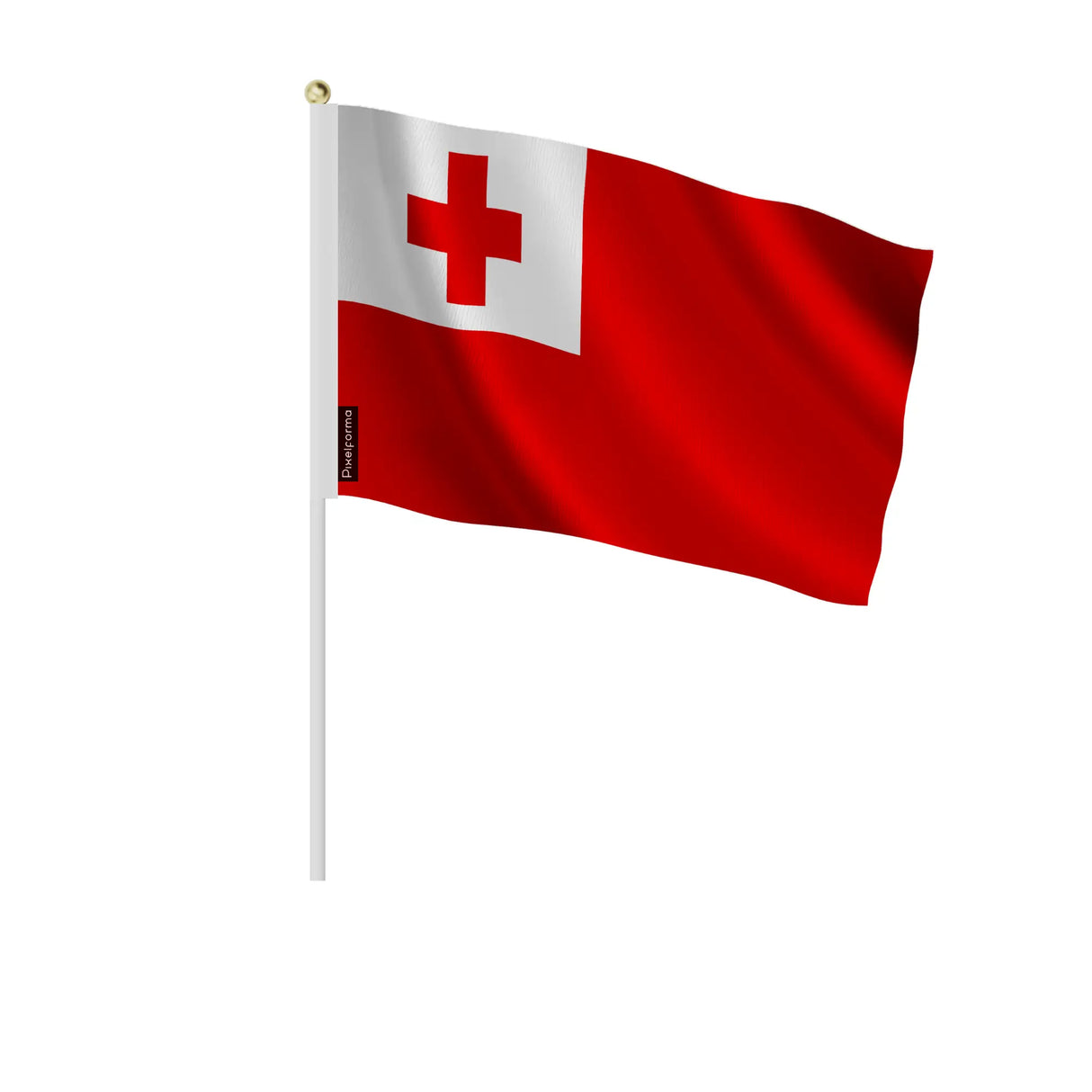 Mini drapeau tonga en polyester à tenir à la main