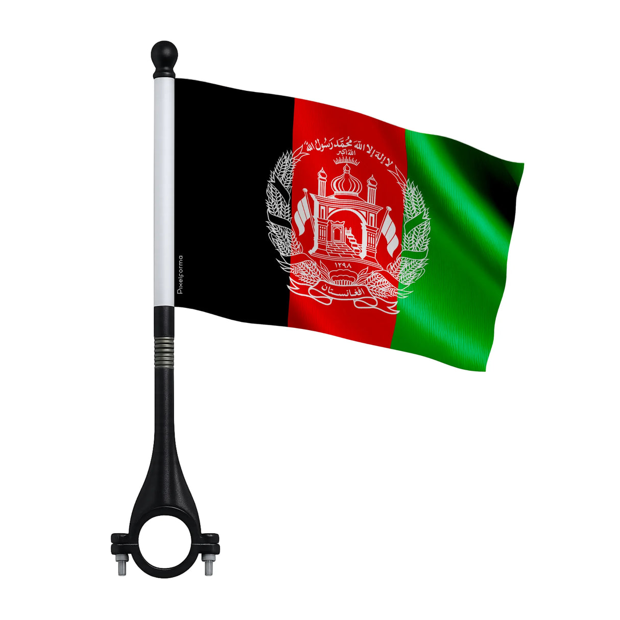 Mini drapeau vélo afghanistan en polyester usage extérieur
