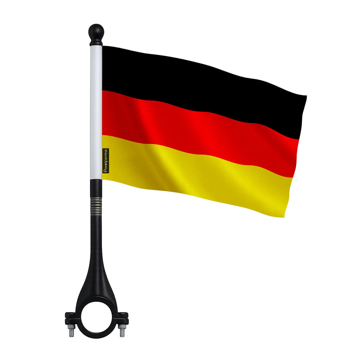 Mini drapeau vélo allemagne en polyester visibilité optimale