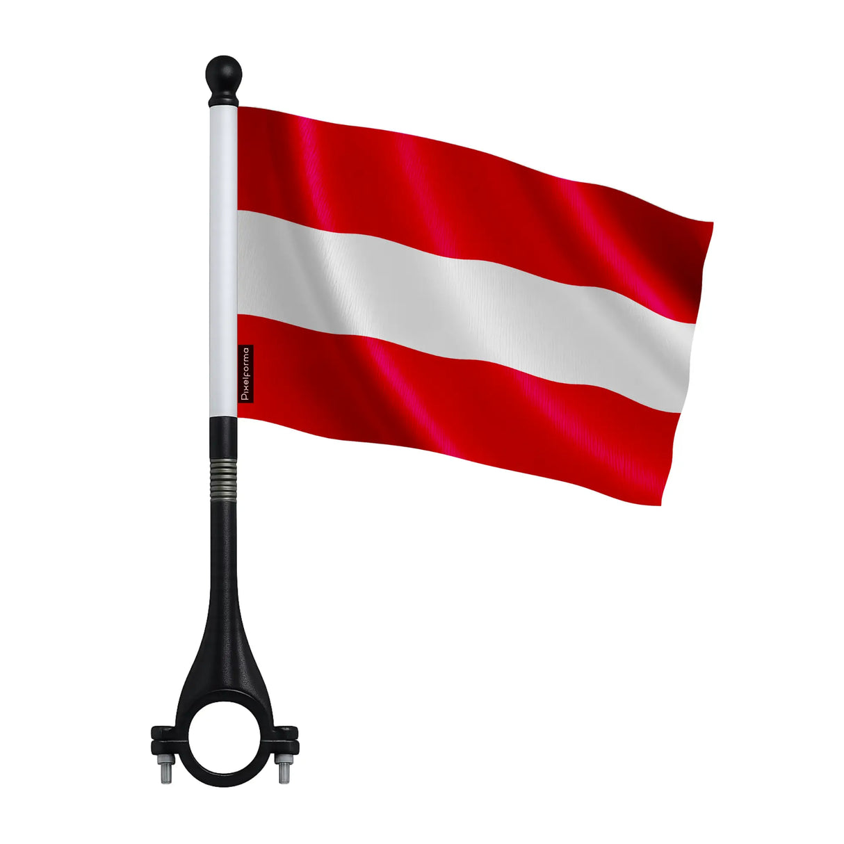 Mini drapeau vélo autriche en polyester pour cycliste