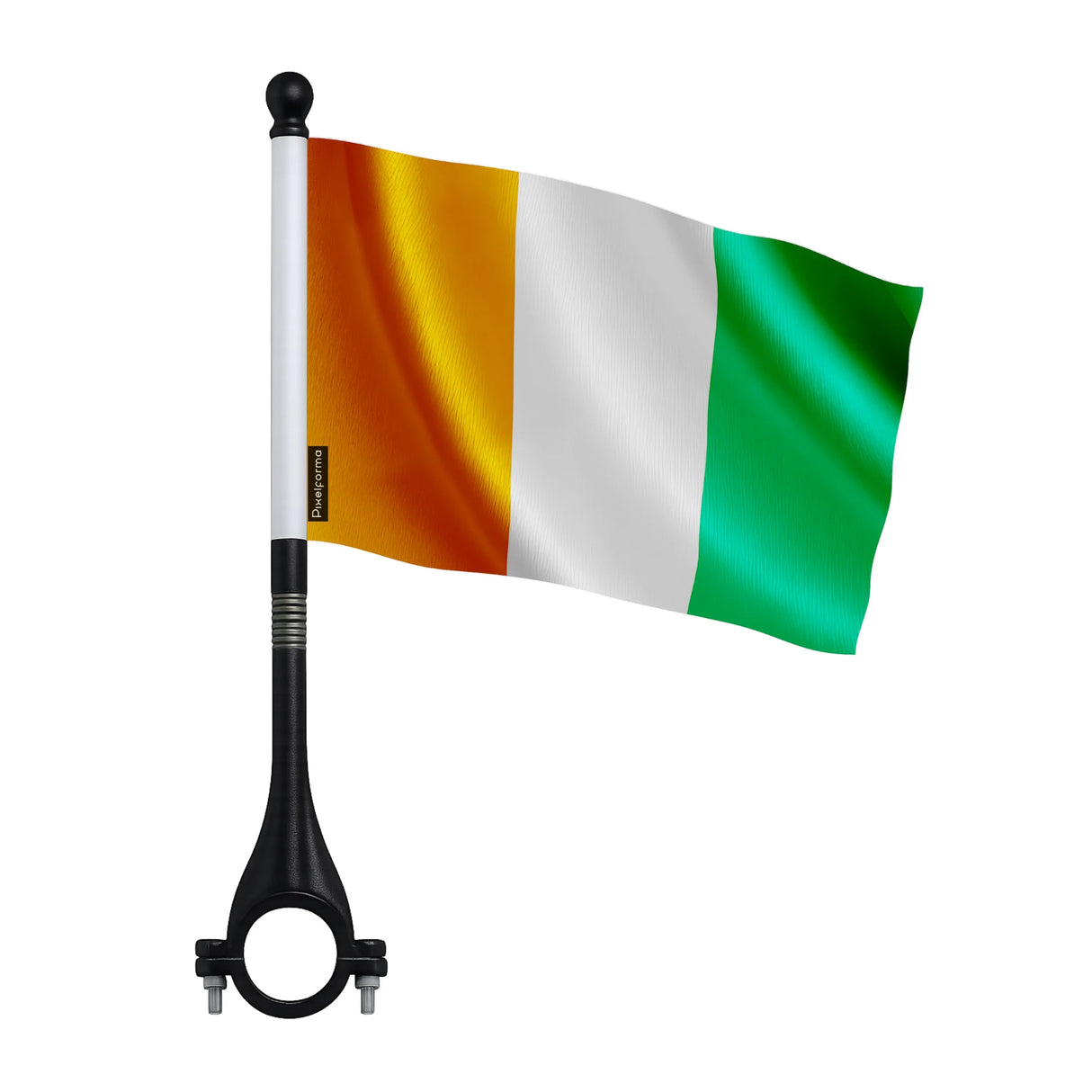 Mini drapeau vélo côte d’ivoire en polyester léger