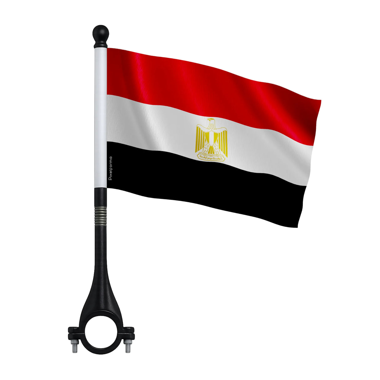 Mini drapeau vélo égypte en polyester haute visibilité