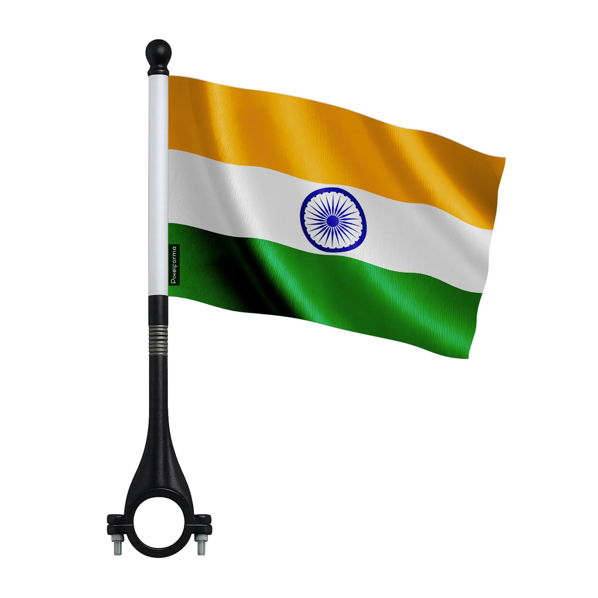 Mini drapeau vélo inde en polyester usage extérieur