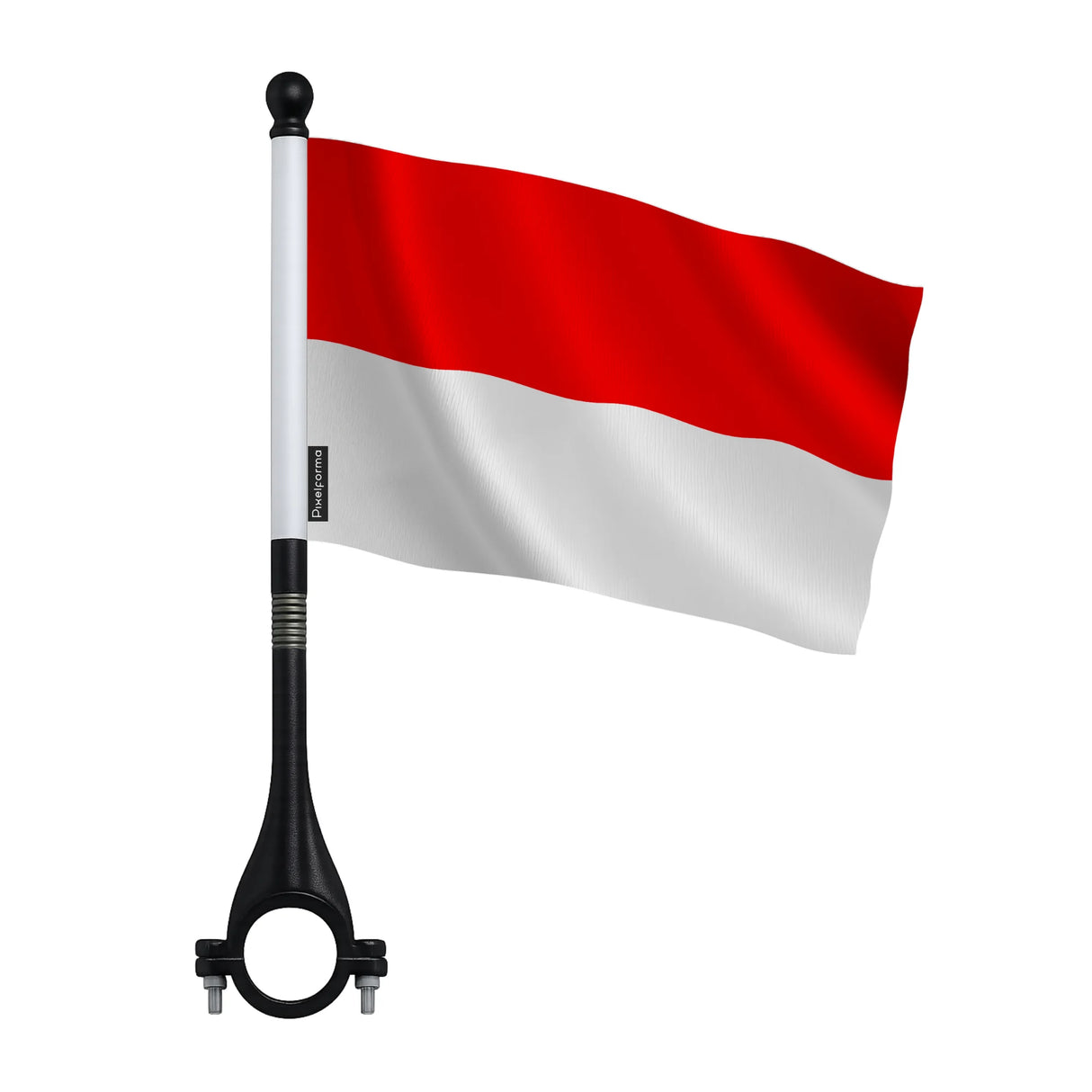 Mini drapeau vélo indonésie en polyester pour cycliste