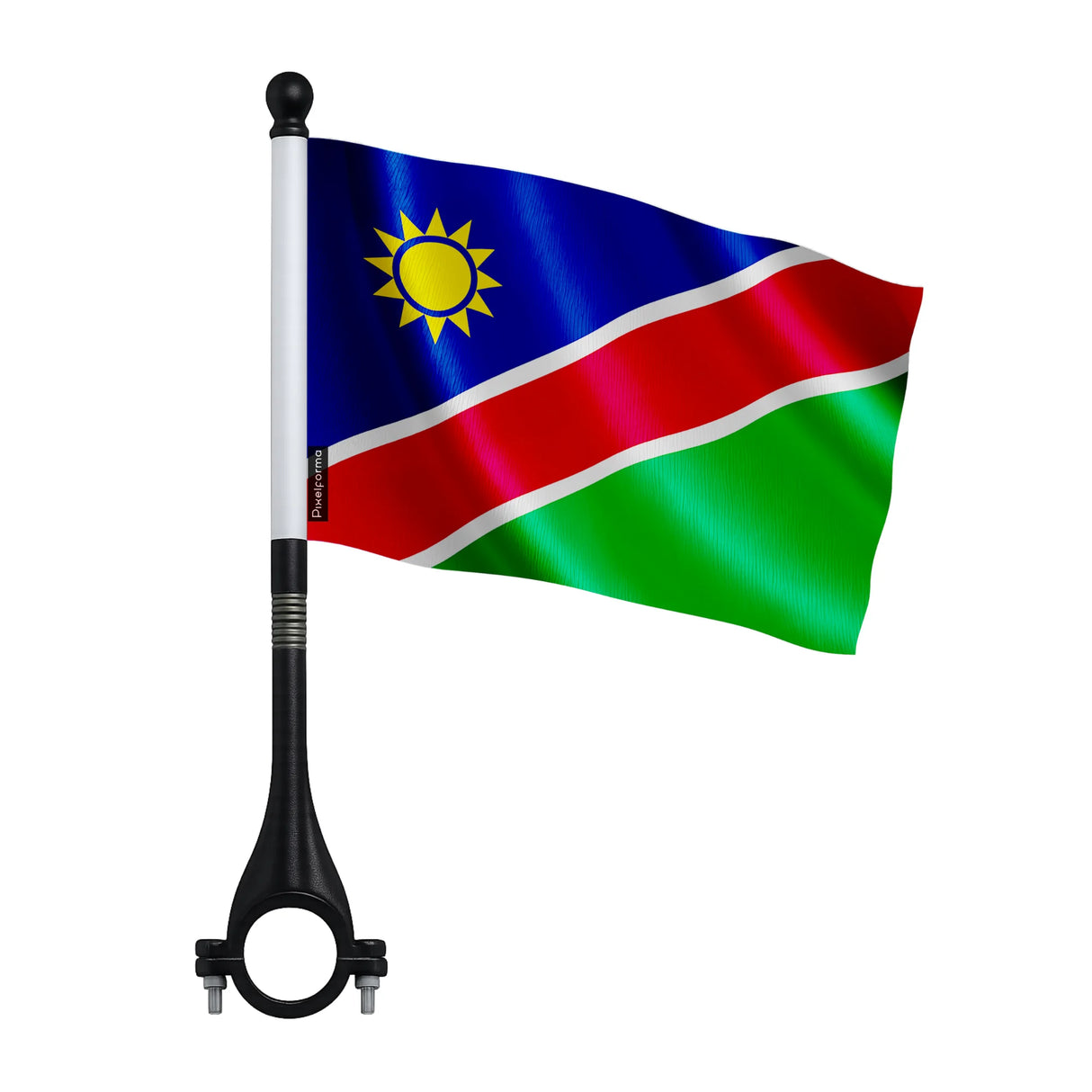 Mini drapeau vélo namibie polyester visibilité optimale