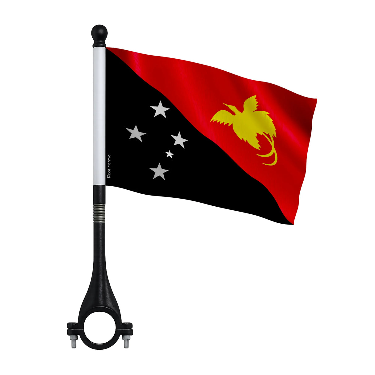 Mini drapeau vélo papouasie-nouvelle-guinée en polyester