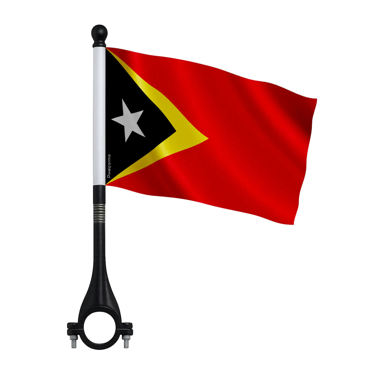 Mini drapeau vélo timor oriental en polyester résistant
