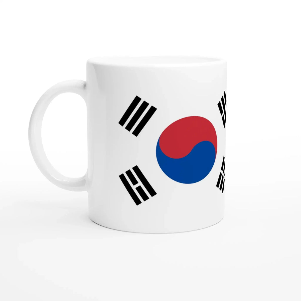 Mug corée du sud céramique motif drapeau boisson chaude