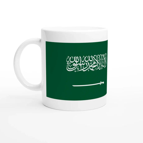 Mug drapeau arabie saoudite en céramique élégant