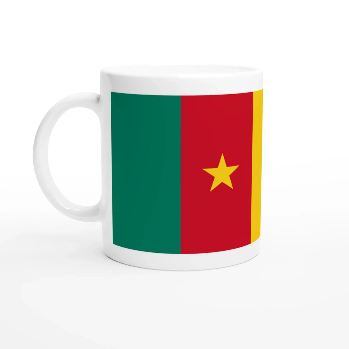 Mug drapeau cameroun en céramique pour boisson chaude