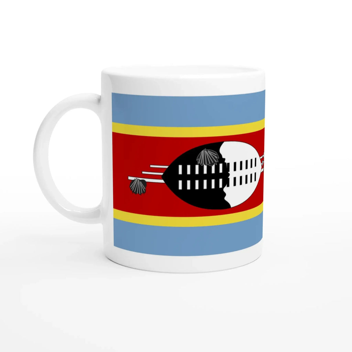 Mug drapeau eswatini en céramique pour boissons chaudes