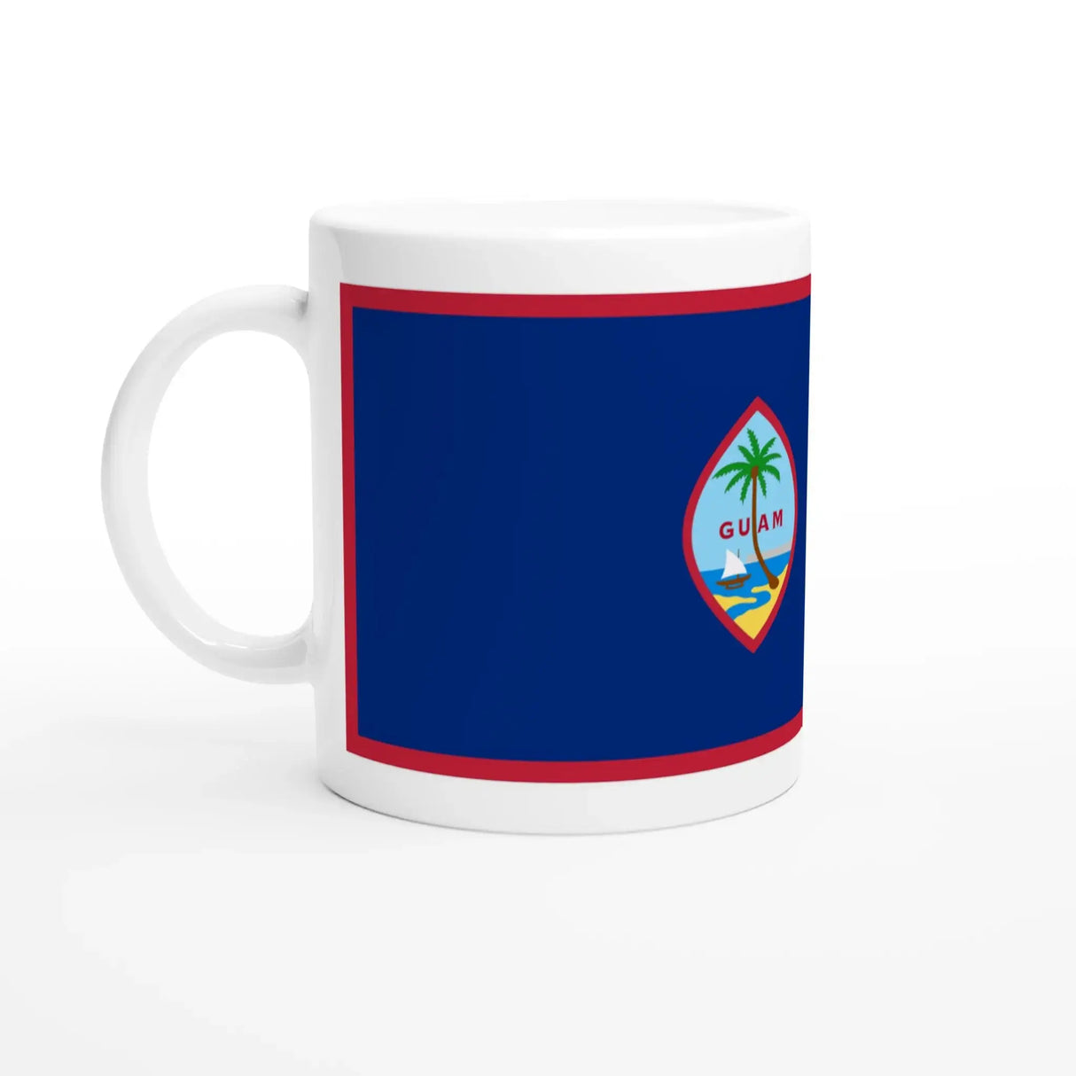 Mug drapeau guam en céramique pour boissons chaudes