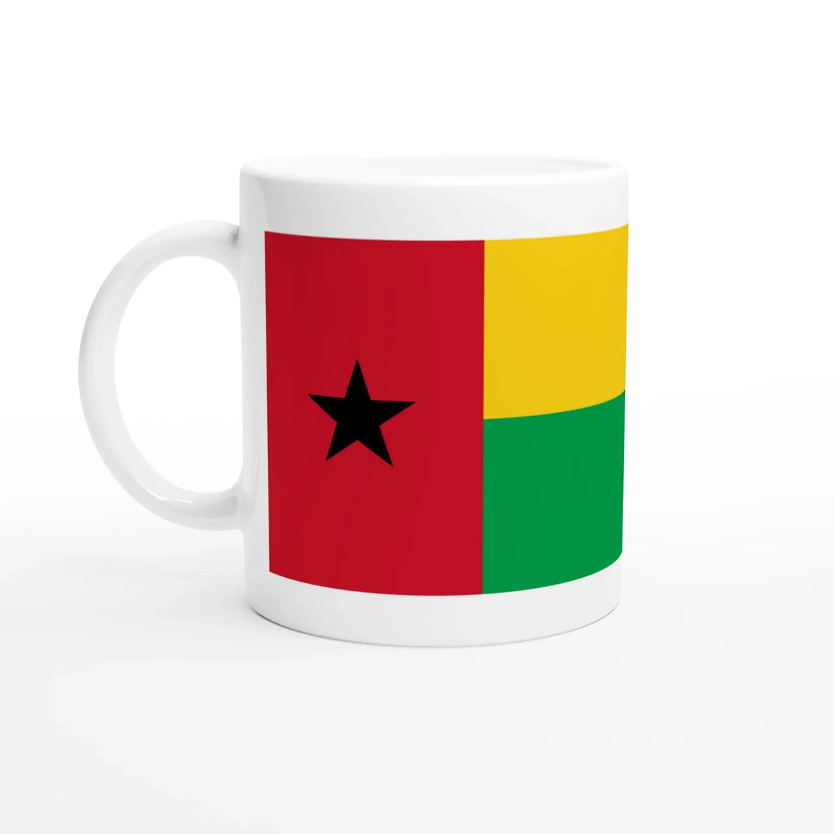 Mug drapeau guinée-bissau en céramique pour boissons chaudes