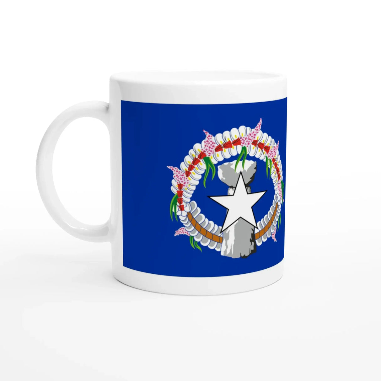 Mug drapeau îles mariannes du nord en céramique élégant