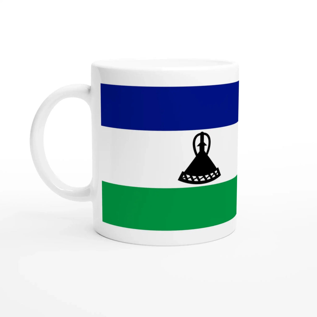 Mug drapeau lesotho en céramique pour boissons chaudes