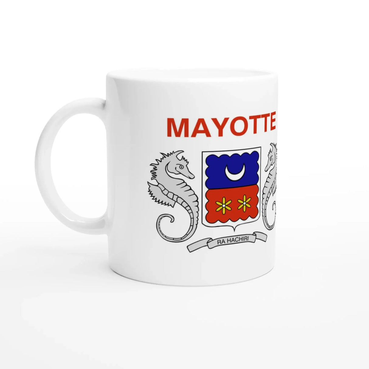 Mug drapeau mayotte céramique orné pour boissons chaudes