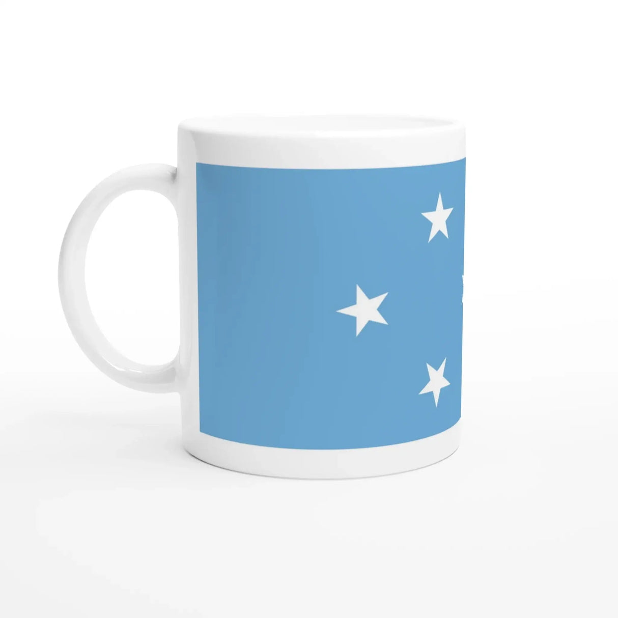 Mug drapeau micronésie en céramique pour boissons chaudes