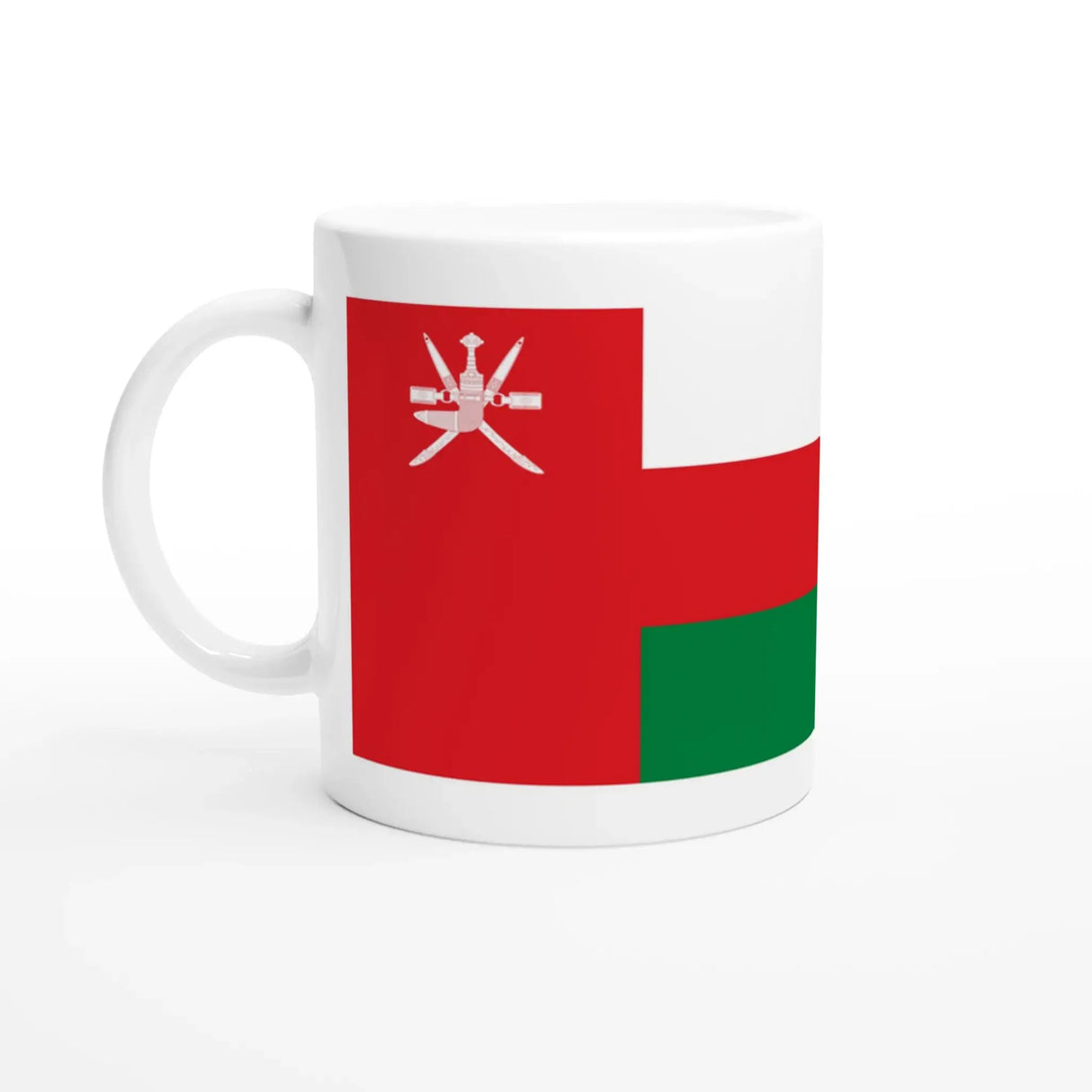 Mug drapeau oman en céramique pour boissons chaudes