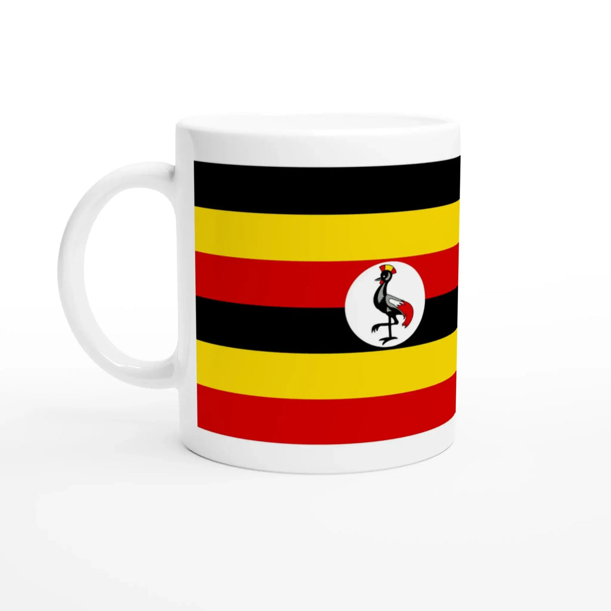 Mug drapeau ouganda en céramique élégant et résistant