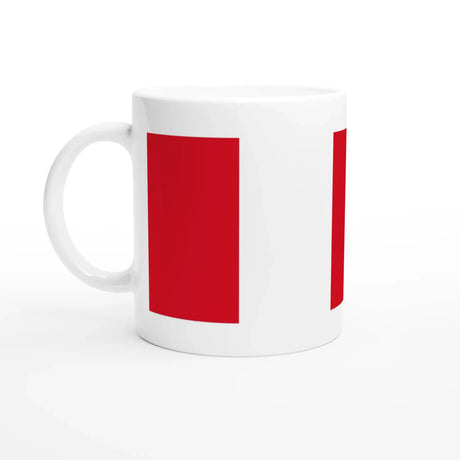 Mug drapeau pérou en céramique idéal pour boissons chaudes