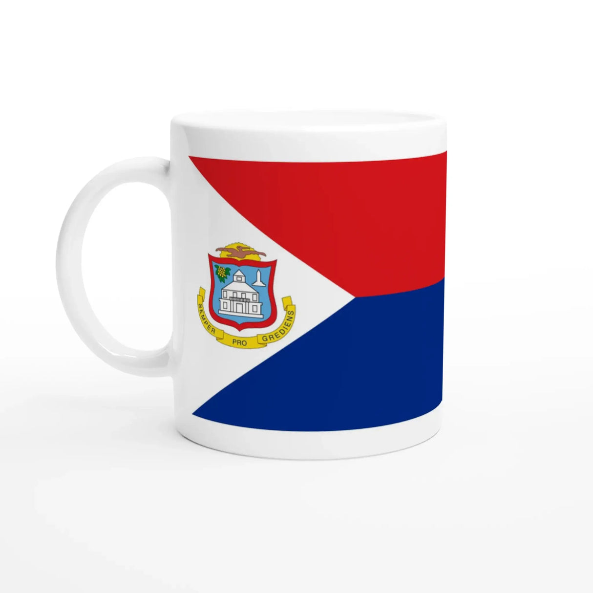 Mug drapeau saint-martin en céramique pour boissons chaudes