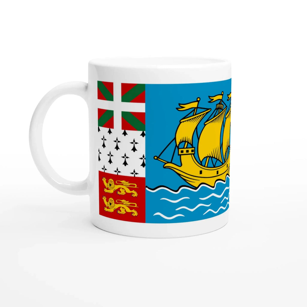 Mug drapeau saint-pierre-et-miquelon céramique résistant
