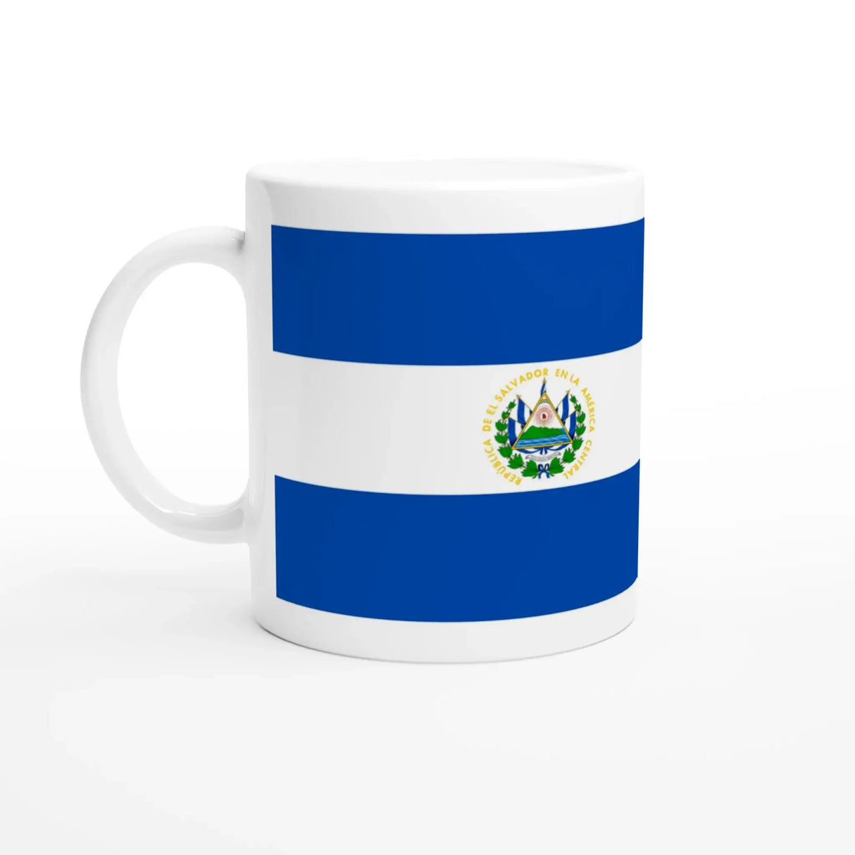 Mug drapeau salvador en céramique pour boissons chaudes