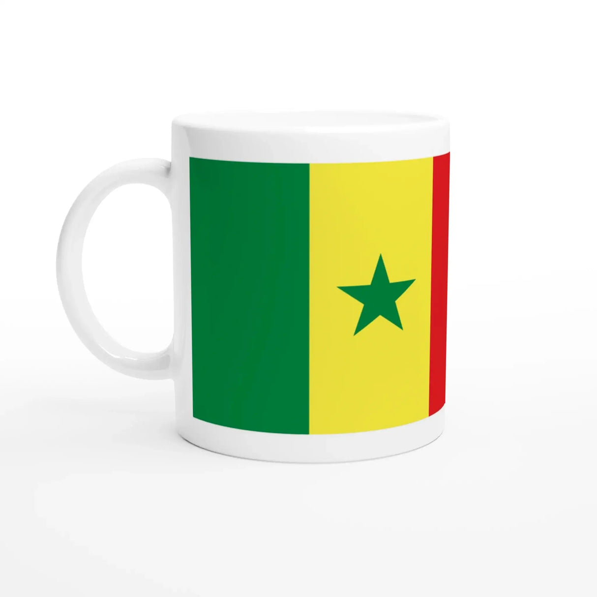 Mug drapeau sénégal en céramique pour boisson chaude