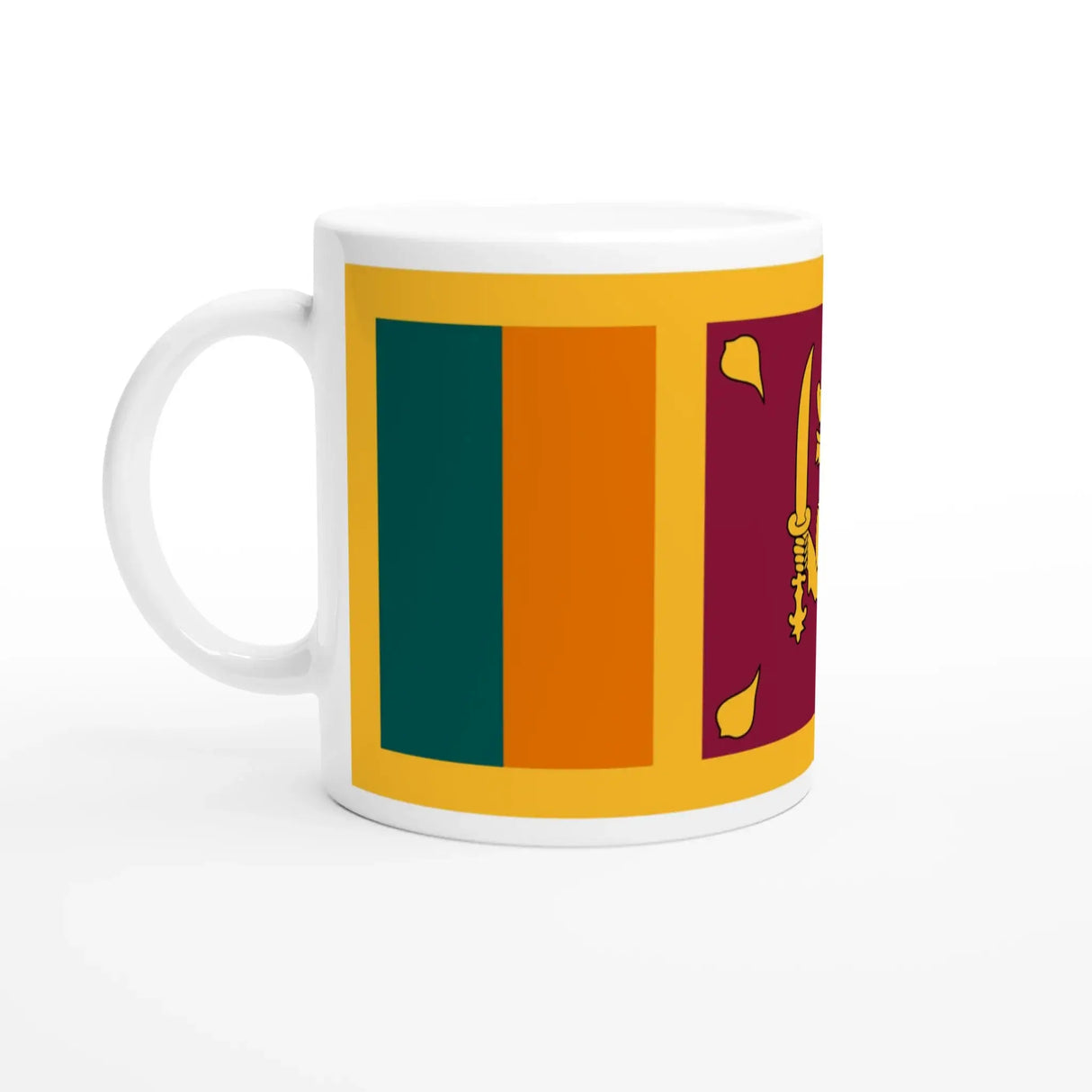 Mug drapeau sri lanka en céramique pour boisson chaude
