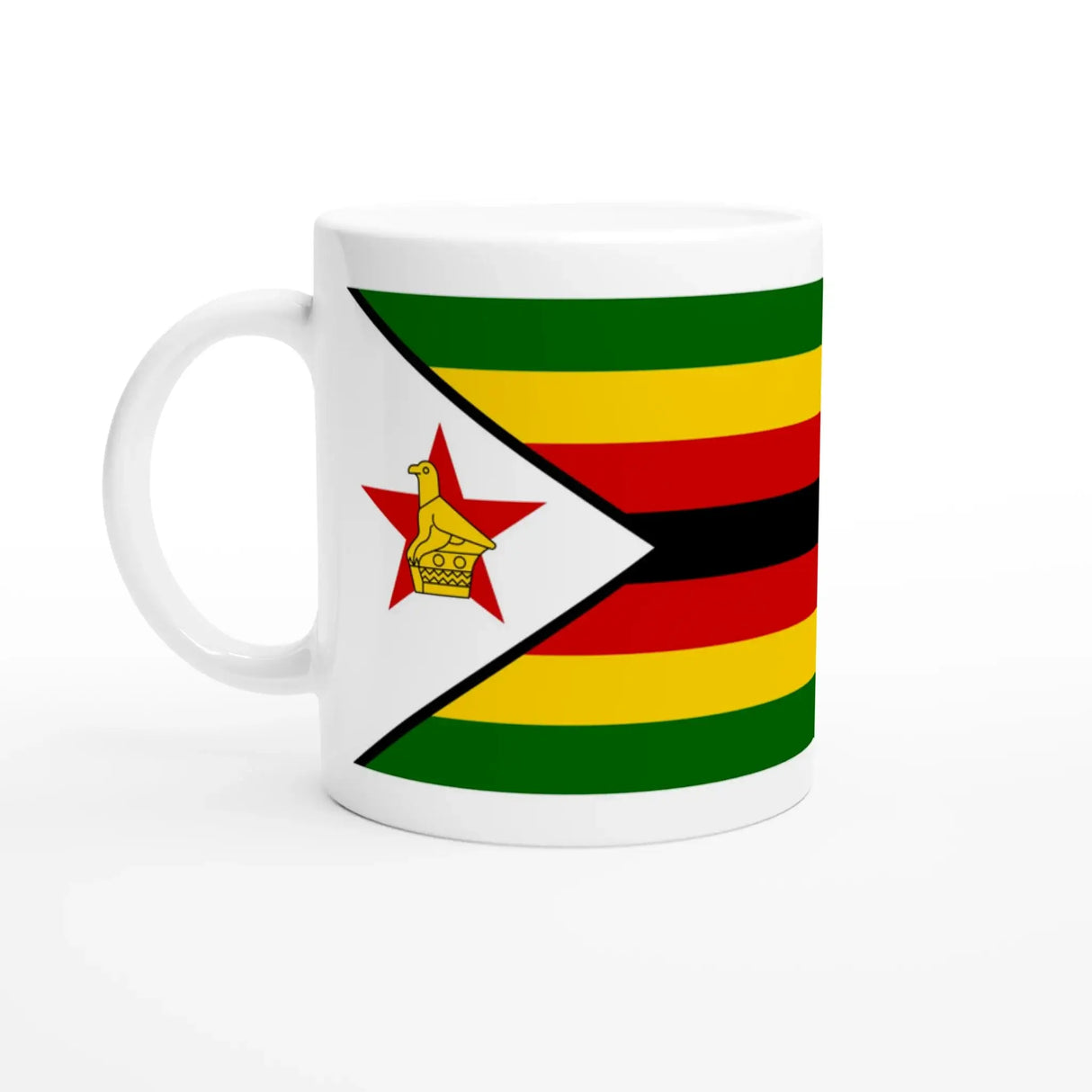 Mug drapeau zimbabwe en céramique pour boissons chaudes