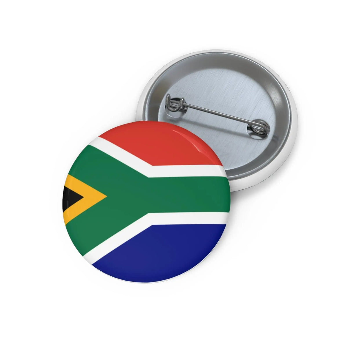 Pin’s drapeau afrique du sud émail attache métal ronde