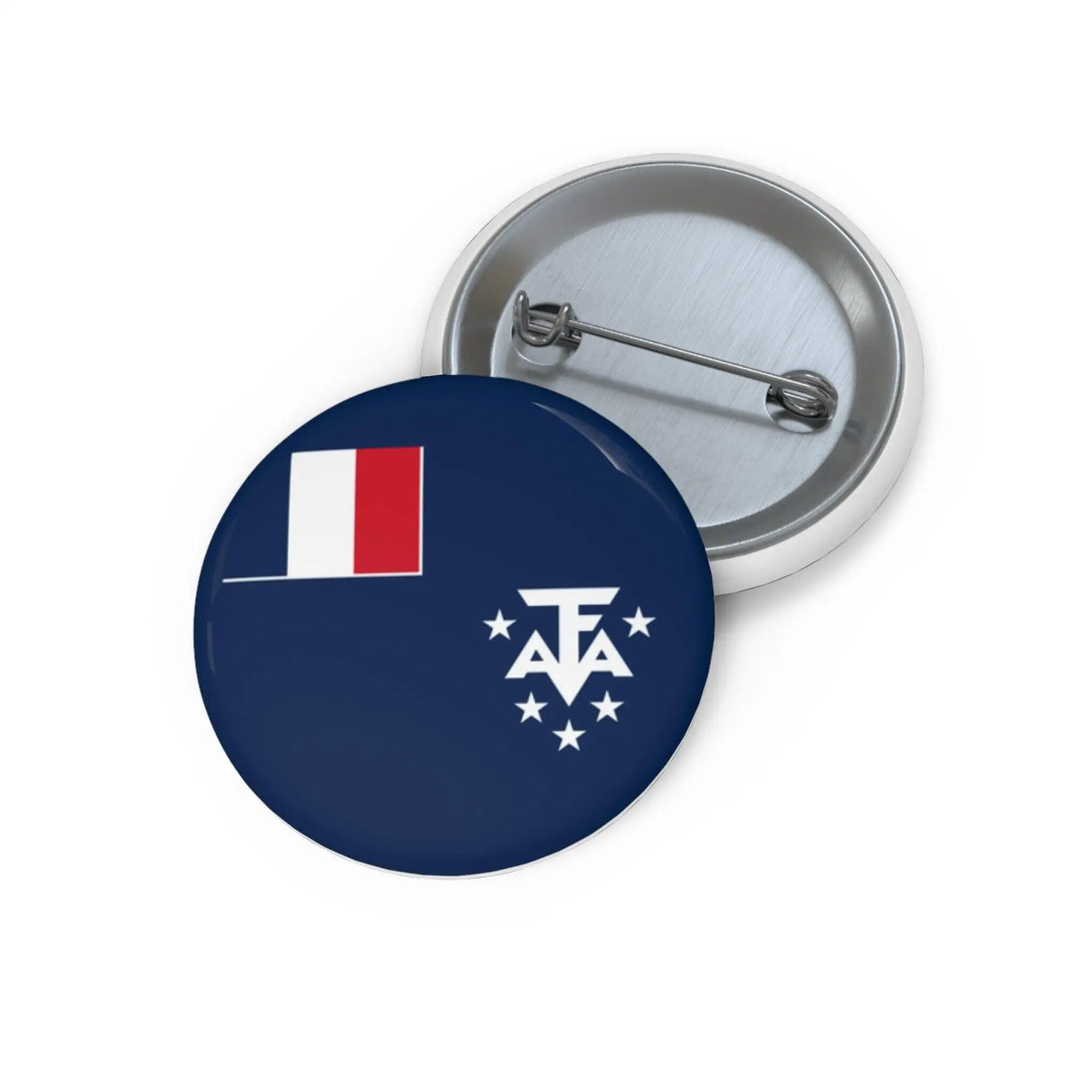 Pin’s drapeau antarctique française émail attache métal