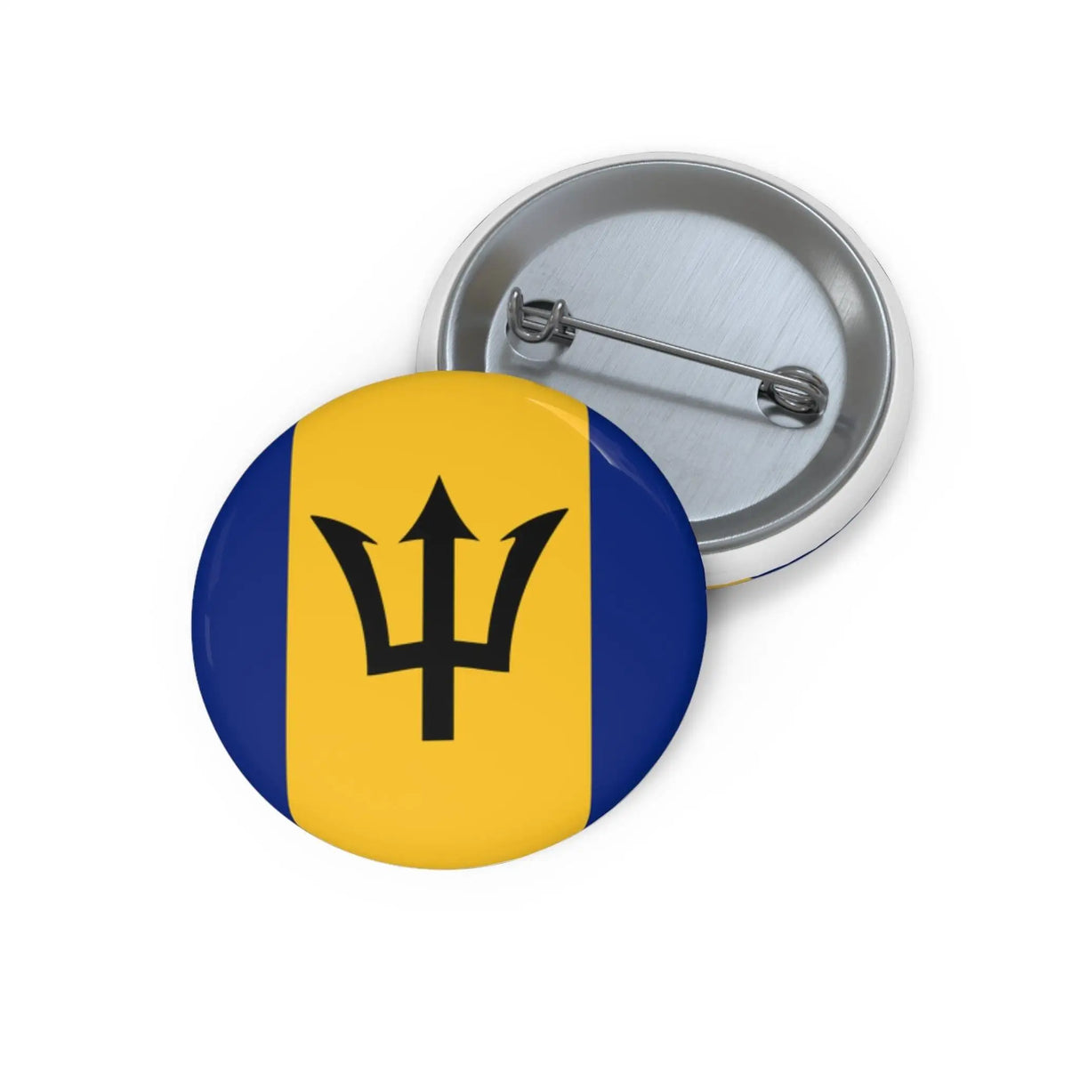 Pin’s drapeau barbade émail attache métal rond