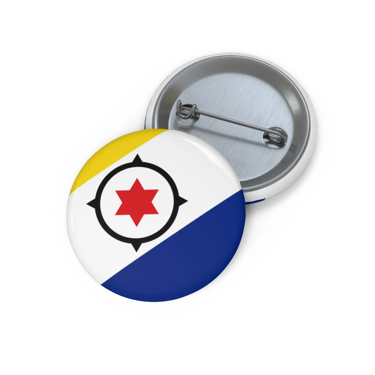 Pin’s drapeau bonaire émail attache métal rond élégant